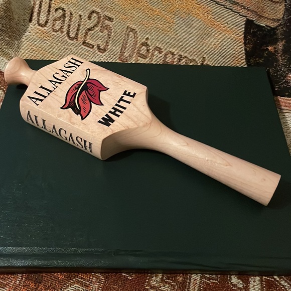 ALLAGASH BREWING COMPANY Wooden Beer Tap Handle 11” Free Shipping - Picture 6 of 6